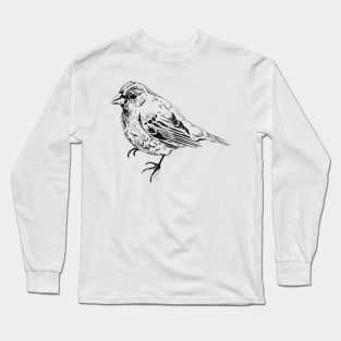 Bird Illustration Long Sleeve T-Shirt